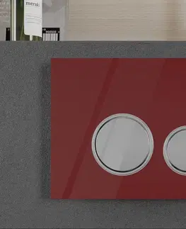 Záchody MEXEN Fenix06 červené tlačítko flush /kompatibilní s Geberit Sigma UP300 a UP320/ 600627