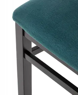 Židle Jídelní židle GERARD 2 Halmar Tmavě zelená