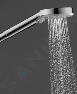 Sprchy a sprchové panely HANSGROHE Vernis Blend Sprchový set Showerpipe 200 s termostatem, matná černá 26276670