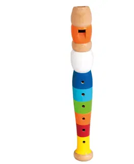Dětské hudební hračky a nástroje Bino Flétna (barevná)