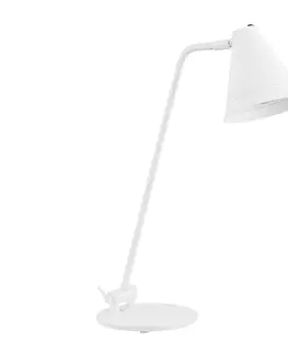 Lampy Argon Argon 8000 - Stolní lampa AVALONE 1xE27/15W/230V bílá 