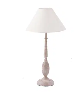 Luxusní a designové stolní lampy Estila Stylová lampa BIZCOCHO s stínítkem 57cm