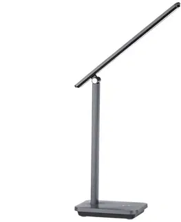 Lampy Eglo Eglo 900957-LED Stmívatelná nabíjecí stolní lampa INIESTA 3,6W/5V 1800mAh šedá 