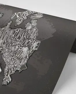 Samolepící tapety Samolepící tapeta moderní mapa Evropy