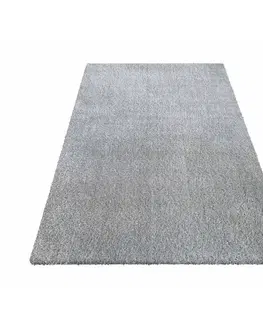 Chlupaté koberce Stylový koberec v šedé barvě Šířka: 80 cm | Délka: 150 cm