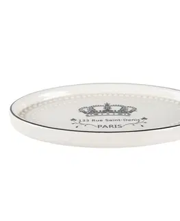 Misky na mýdlo Porcelánová mýdlenka Paris - 15*10*2 cm Clayre & Eef 64775