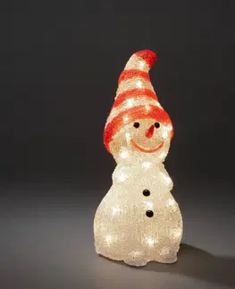 Venkovní vánoční figurky Konstsmide Christmas LED světelná figurka sněhuláka venkovní, IP44
