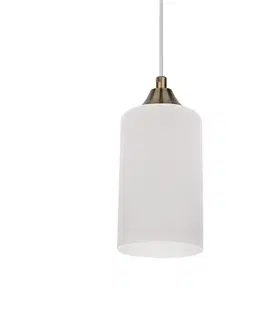 Svítidla TP Living Závěsná lampa M&M patina/bílá