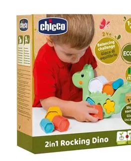 Hračky CHICCO - Hračka vkládací 2v1 Dino Eco+ 12m+