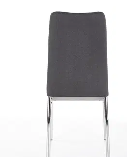 Židle Jídelní židle K309 Halmar Tmavě šedá