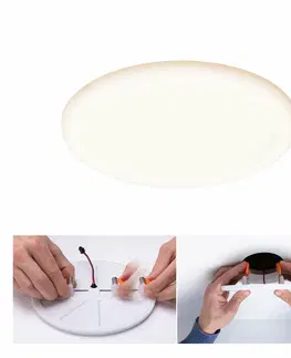 Chytré osvětlení PAULMANN Smart Home Zigbee LED vestavné svítidlo Veluna VariFit měnitelná bílá 215mm IP44 17W 953.87