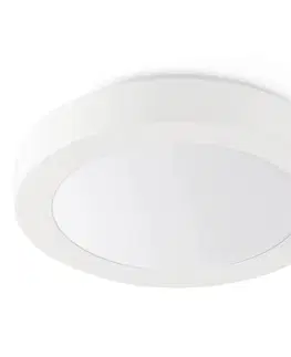 Stropní svítidla FARO BARCELONA Koupelnové stropní světlo Logos, Ø 35 cm, bílá