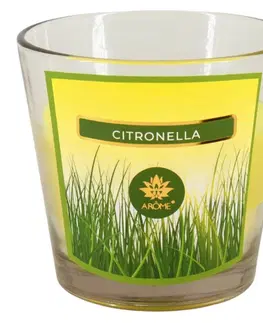 Dekorativní svíčky Arome Vonná svíčka ve skle Citronella, 120 g
