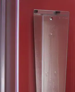Sprchové vaničky HOPA Čtvrtkruhový sprchový box GRANADA BARVA rámu Chrom/Leštěný hliník (ALU), Rozměr A 90 cm, Rozměr B 90 cm, Vanička HL Akrylová vanička OLBGRA90CMBV+OLBGRA90V