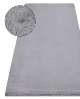 Koberce a koberečky Dywany Lusczow Kusový koberec BUNNY stříbrný, velikost 80x150