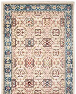 Vintage koberce Krémový orientální koberec v marockém stylu
