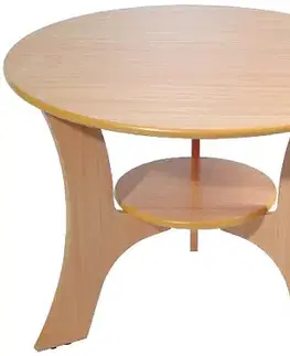 Konferenční stolky ArtCross Konferenční stolek RING 2 / D Barva: craft zlatý