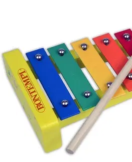 Hračky BONTEMPI - dětský dřevěný xylofon