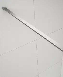 Sprchové zástěny POLYSAN ESCA CHROME jednodílná sprchová zástěna do prostoru, kouřové sklo, 1500  ES1215-05