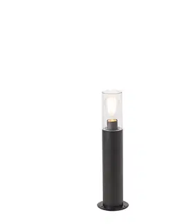 Venkovni stojaci lampy Moderní stojící venkovní lampa černá 50 cm - Rullo