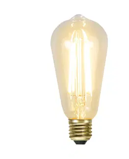 Stmívatelné LED žárovky STAR TRADING LED žárovka E27 ST64 3,6W 2.100 K Soft Glow, dim