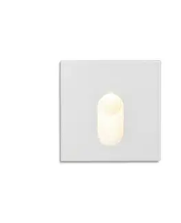Vestavná svítidla do stěny RED - DESIGN RENDL RENDL MEMPHIS SQ zápustná do stěny bílá 230V LED 3W 60° 3000K R13954