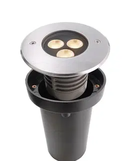 Nájezdová a pochozí svítidla Light Impressions Deko-Light zemní svítidlo II WW 220-240V AC/50-60Hz 4,10 W 3000 K 280 lm stříbrná 730255