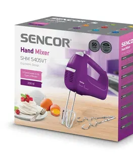 Mixéry Sencor SHM 5405VT ruční mixér, fialová