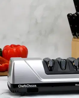 Elektrické brousky na nože ChefsChoice elektrická bruska na nože 3-stupňová M130 - Platina 
