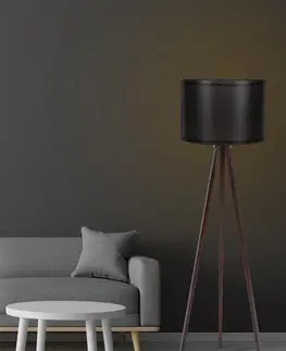 Svítidla Opviq Stojací lampa Floor 145 cm černá