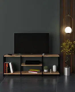 Obývací stěny a sestavy nábytku Televizní stolek NINA černý