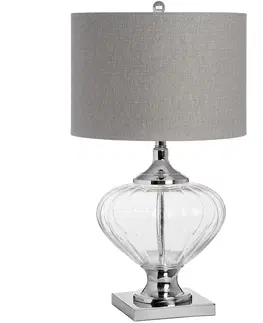 Luxusní a designové stolní lampy Estila Designová skleněná stolní lampa Verona