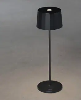 Venkovní osvětlení terasy Konstsmide LED stolní lampa Positano venkovní, černá