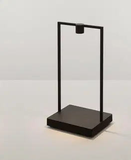 Designové stolní lampy Artemide Curiosity 45 - Focus - černá / hnědá 0176110A