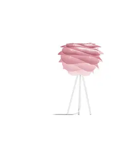 Stolní lampy UMAGE UMAGE Carmina Mini stolní lampa růžová/bílá