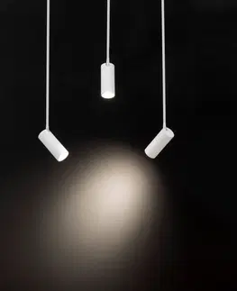 Moderní bodová svítidla Nova Luce Vestavné výklopné svítidlo Brando - max. 10 W, GU10, pr. 60 x 850 mm, bílá NV 7409603