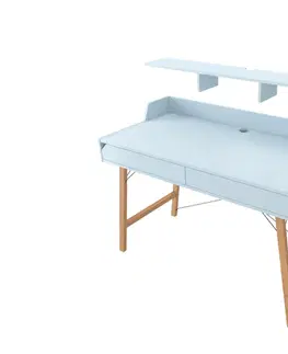Doplňky ArtBel Nástavec nad psací stolek LOTTA | modrá