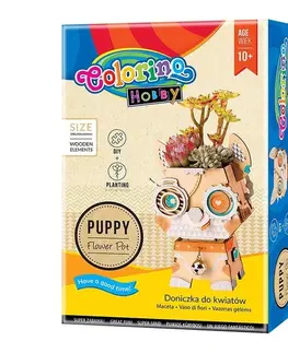 Hračky PATIO - Colorino HOBBY Flower Pot Puppy
