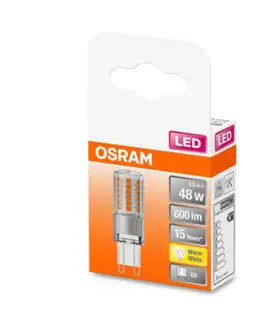 LED žárovky OSRAM OSRAM LED kolíková žárovka G9 4,8W 2 700K čirá