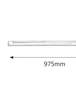 Přisazená nábytková svítidla Rabalux svítidlo pod linku Band light G13 T8 1x MAX 30W 2304
