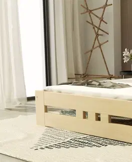 Postele Dolmar Dřevěná postel ROMA Provedení: Úložný prostor pod postel