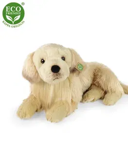 Hračky RAPPA - Velký plyšový pes zlatý retrívr 53 cm ECO-FRIENDLY