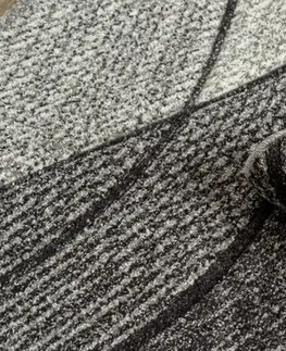 Koberce a koberečky Dywany Lusczow Kusový koberec FEEL Waves šedý, velikost 80x150
