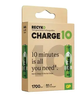 Nabíjecí baterie EMOS Nabíjecí baterie GP ReCyko Charge 10 AA (HR6), 4 ks B24294