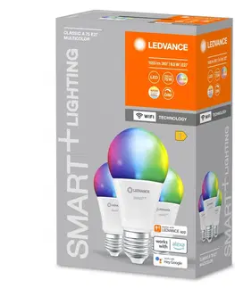 LED žárovky OSRAM LEDVANCE SMART+ WiFi A75 9,5W 230V RGBW FR E27 TRIPLE PACK 4058075778955