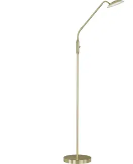 Lampy Wofi Wofi 3446.01.32.7000 - LED Stmívatelná stojací lampa ORTA LED/12W/230V mosaz 