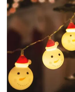Vánoční dekorace  LED Vánoční řetěz 10xLED/3xAA 1,1m teplá bílá 