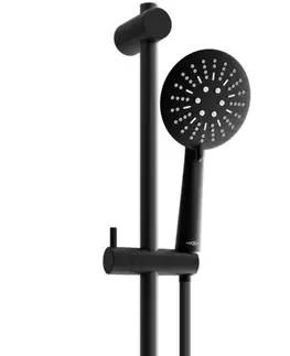 Sprchy a sprchové panely MEXEN/S DF67 posuvný sprchový set, černá 785674582-70