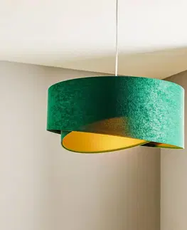 Závěsná světla Maco Design Závěsné svítidlo Vivien, dvoubarevné, zeleno-zlaté