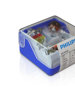 Žárovky Philips Philips 55007SKKM - Sada náhradních autožárovek H7/H1 12V 